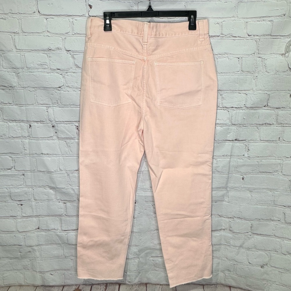 Madewell Garment-Dyed Straight-Leg Jeans in Faded Coral - Picture 6 of 13